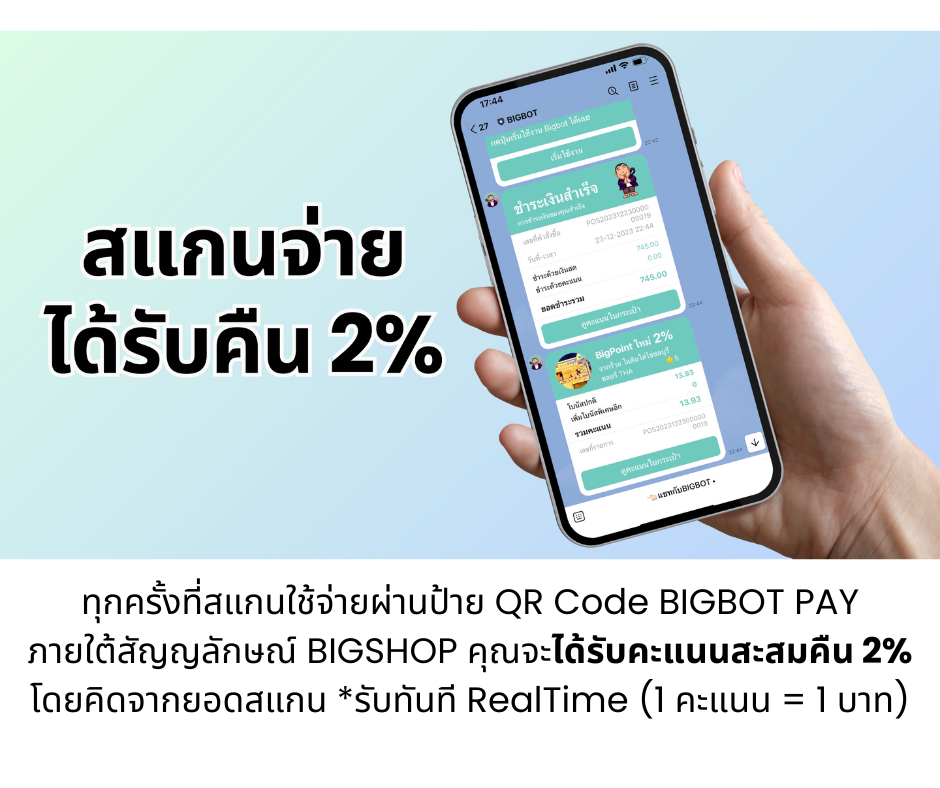 รูปตัวอย่างที่ 1 BIGBOT Pay